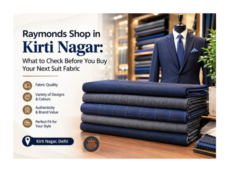 Raymonds Shop in Kirti Nagar: What to Check Before You Buy Your Next Suit Fabric